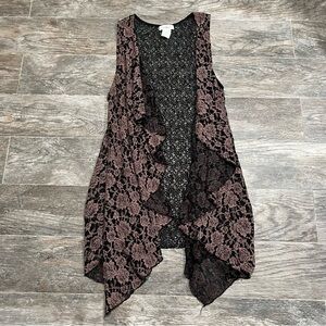 Lace Vest Duster